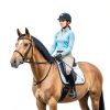 Hunters Saddlery Leather Neck Strap Equestrian Riding Aid-5