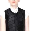 Equestrian Safety Vest Unistrengh Black Medium-3