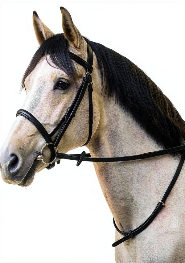 Hunters Saddlery Leather Neck Strap Equestrian Riding Aid-3
