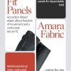 Horze Protective Amara Fabric Half Chaps for Equestrian-4