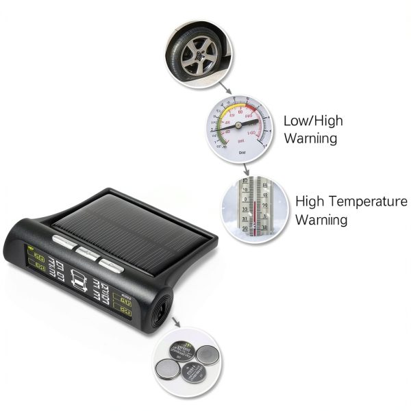Tire Pressure Monitoring System VENCEZA C240 LED-2