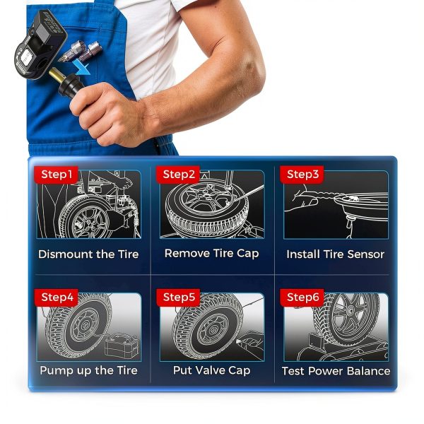 Autel 2in1 TPMS Sensor 315MHz 433MHz-5