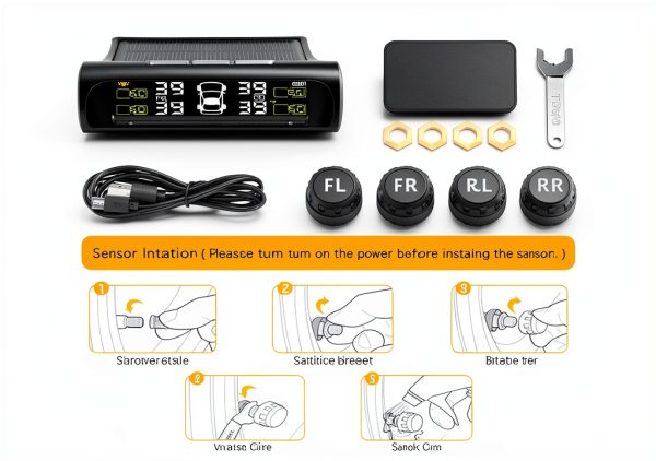 Tire Pressure Monitoring System VENCEZA C240 LED-5