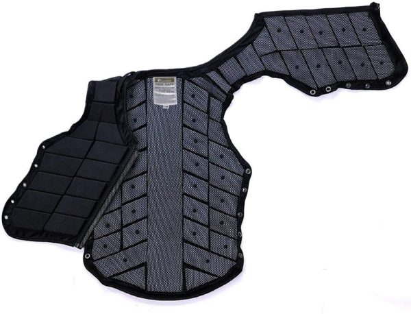 Equestrian Safety Vest Unistrengh Black Medium-1