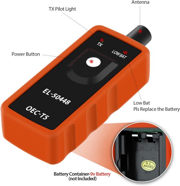 JDIAG EL50448 TPMS Relearn Tool Orange-5