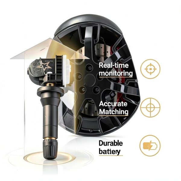 Yikesai TPMS Sensor GM Vehicles Tire Pressure-2