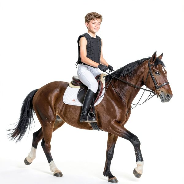 Equestrian Riding Vest VGEBY Acrylic Black-3