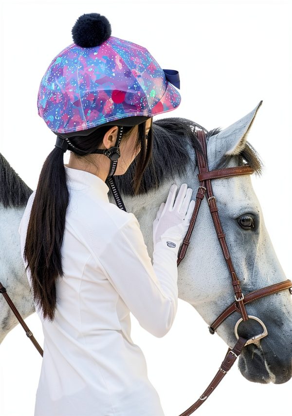 Harrison Howard Equestrian Helmet Cover-5