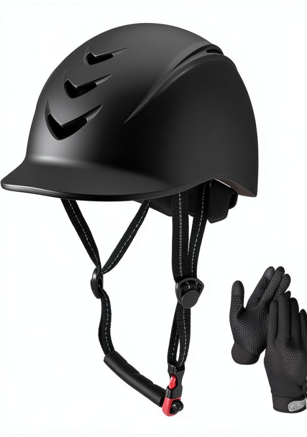 Equestrian Helmet by Almpal Adult Black One Size-0