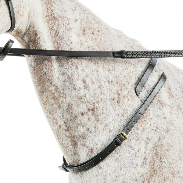 Hunters Saddlery Leather Neck Strap Equestrian Riding Aid-1