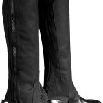 Horze Protective Amara Fabric Half Chaps for Equestrian-0