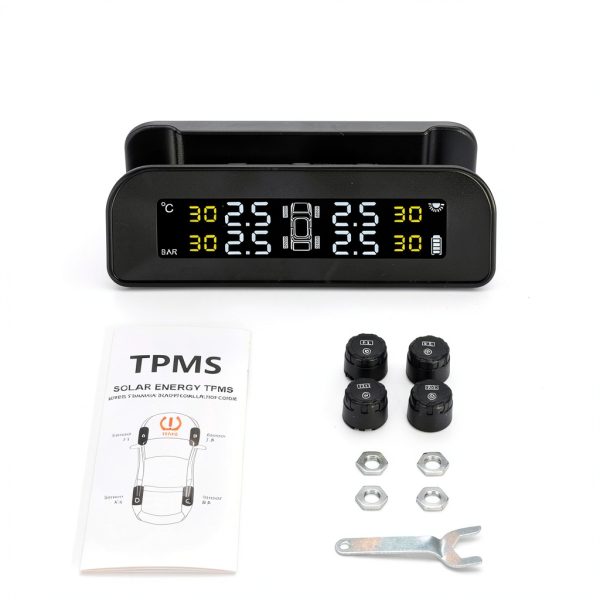 Jansite Digital TPMS Monitor ABS Material 5V-6