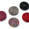 povtii Car Start Stop Button Cover ABS Durable Red-4