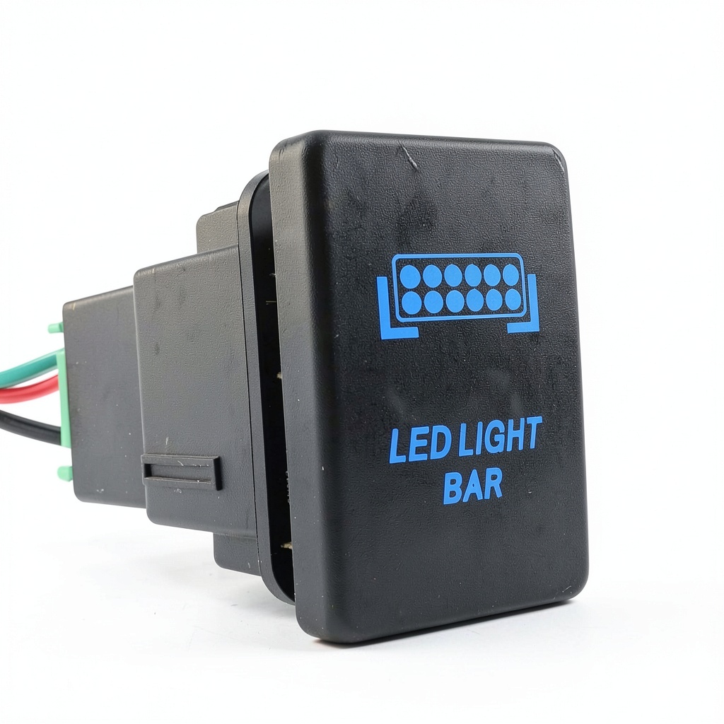 Wsays push button switch installed on a Toyota 4Runner dashboard