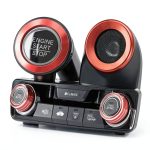 AntBooBoo Push Button Switch Red Aluminum Trim-0