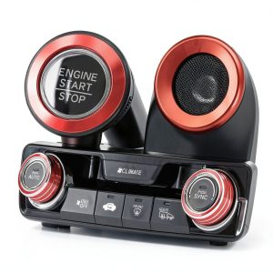 AntBooBoo Push Button Switch Red Aluminum Trim-0