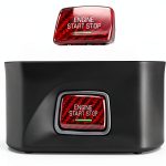 Carbon Fiber Push Button Cover Red Camaro Microck-0