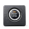 Key Ignition Knob Bling Ring Whaletail Alloy Rhinestone 1.5in White-5