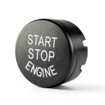 Angelguoguo BMW Start Stop Button Push Switch Matte Black-0