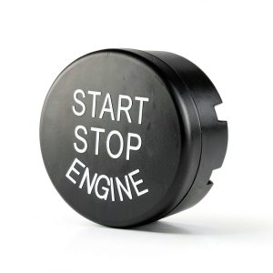 Angelguoguo BMW Start Stop Button Push Switch Matte Black-0