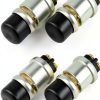 QWORK 12V 50A Push Button Switch Black Dustproof SPST (QS30289)-0