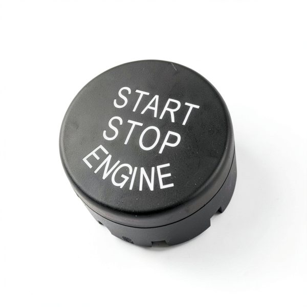 Angelguoguo BMW Start Stop Button Push Switch Matte Black-3