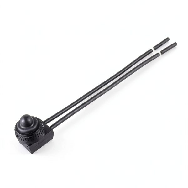 EPLZON Waterproof Push Button Switch 2PCS Black IP67 Automotive-3