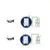 Gephynm Push Button Switch 12V Automotive 5A Waterproof Black-5