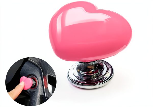 Enttgo Car Push Start Button Rocker Switch Diamond Malachite 73mm-0