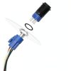 Gephynm Push Button Switch 12V Automotive 5A Waterproof Black-4
