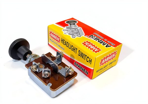 Headlight Switch AMNEN AM-710C Heavy Duty Two Position Pushbutton-1