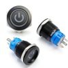 mxuteuk 12V Latching Push Button Switch IP65 Waterproof 3A Position-4