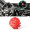 BMW Start Stop Button Red Sporty Switch by Jaronx for 1-7 Series-0