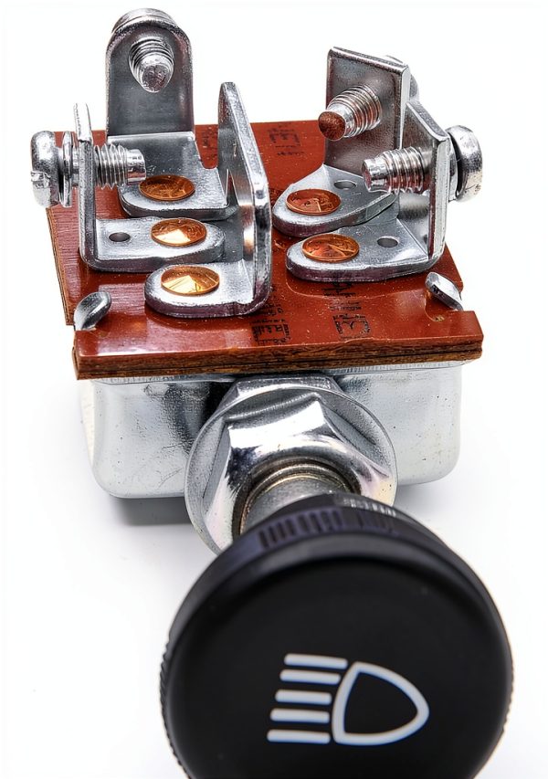 Headlight Switch AMNEN AM-710C Heavy Duty Two Position Pushbutton-5