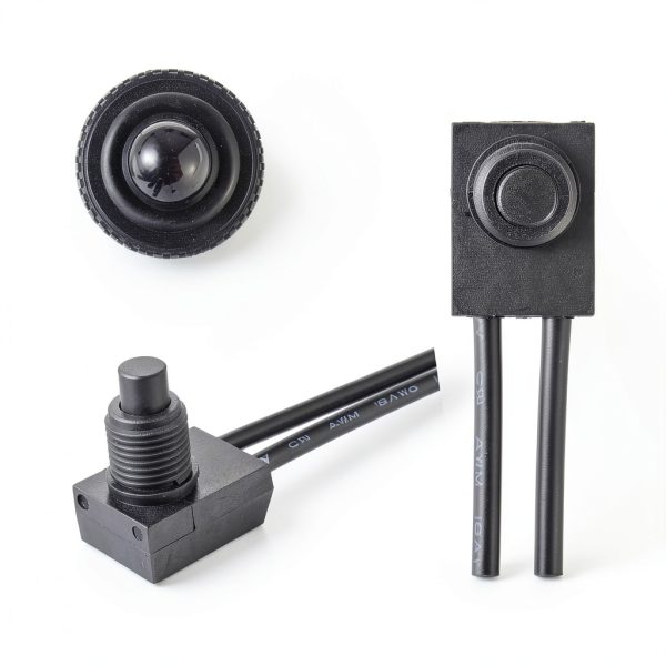 EPLZON Waterproof Push Button Switch 2PCS Black IP67 Automotive-2