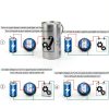 mxuteuk 12V Latching Push Button Switch IP65 Waterproof 3A Position-1