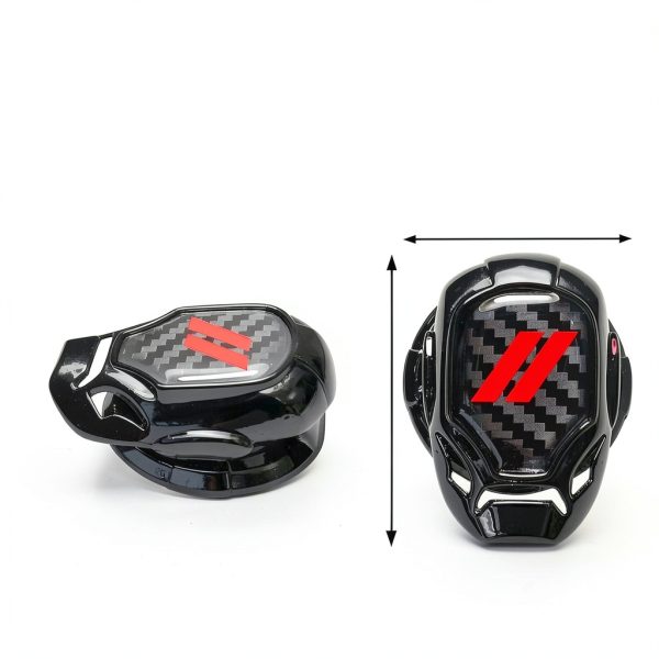 YOSRTER Push Button Switch Cover Aluminum Alloy Red Trim 1.57in-2