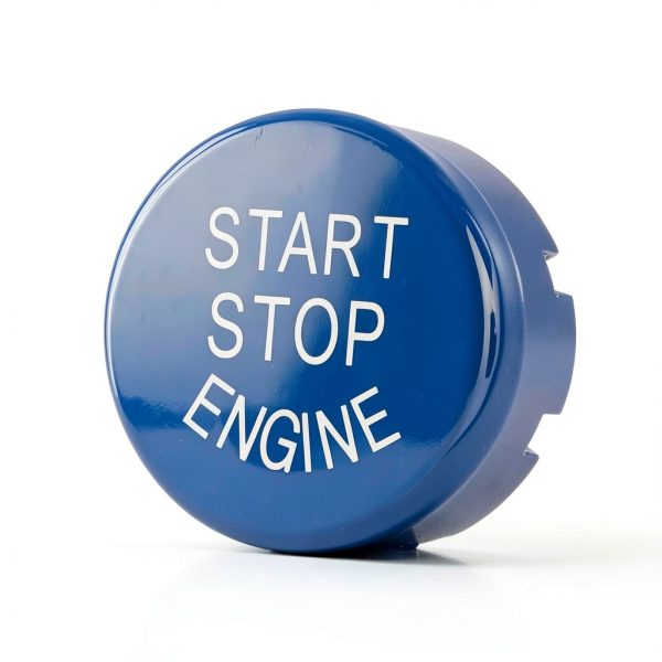 Angelguoguo Start Stop Button for BMW ABS Matte Black-0