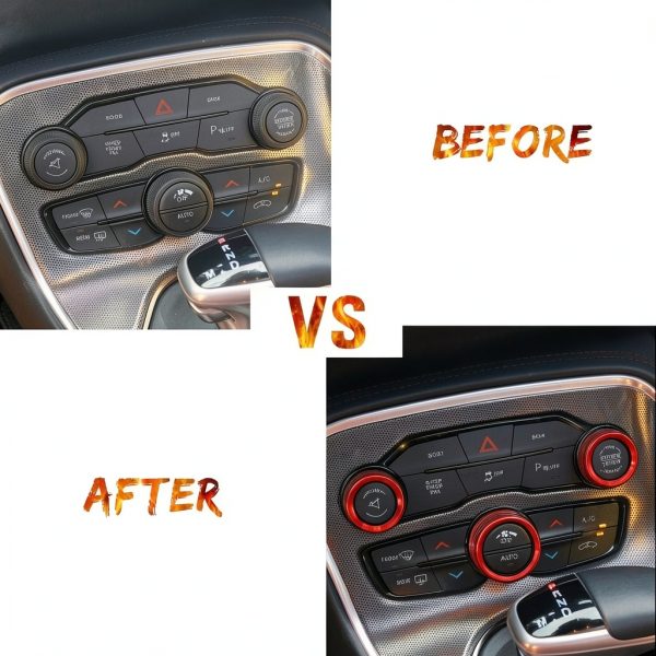 Voodonala CNC Aluminum Switch Cover for Dodge Challenger & Charger-4