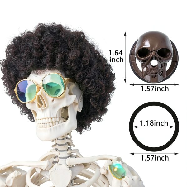 DUNGGLE Skull Start Button Push‑Start Switch 1‑Way Metal-1