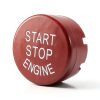 BMW Start Stop Button Angelguoguo Switch Matte Red ABS Durable-0