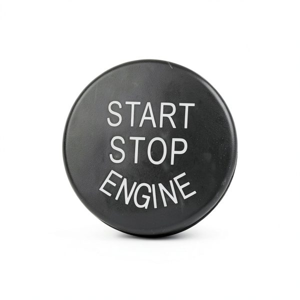 Angelguoguo BMW Start Stop Button Push Switch Matte Black-5