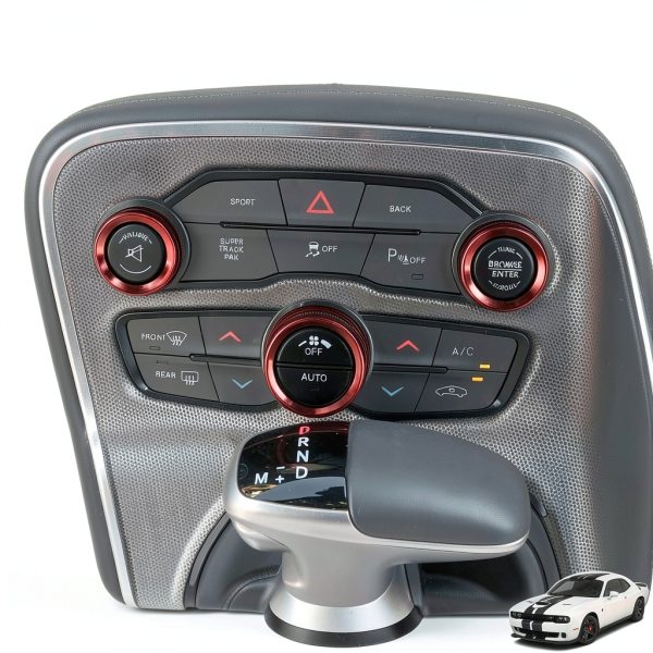 Voodonala CNC Aluminum Switch Cover for Dodge Challenger & Charger-5