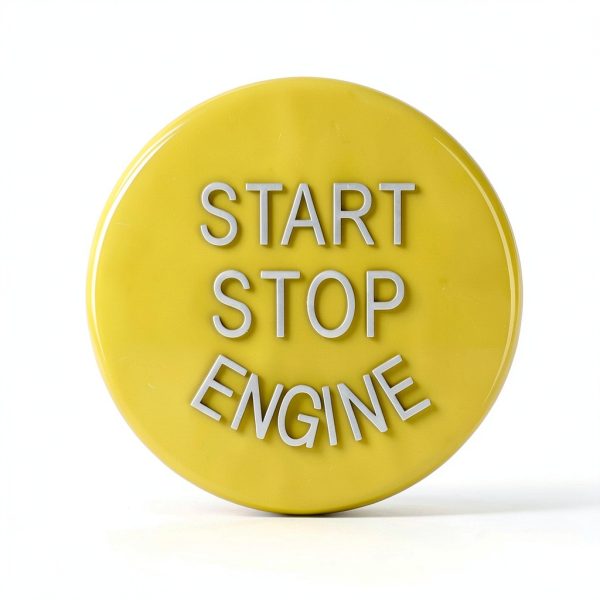 Start Stop Button Angelguoguo BMW Push Button Switch Matte Black-4