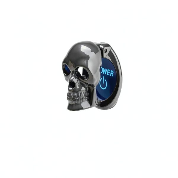 DUNGGLE Skull Start Button Push‑Start Switch 1‑Way Metal-4