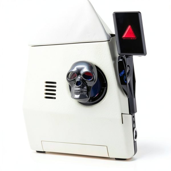 DUNGGLE Skull Start Button Push‑Start Switch 1‑Way Metal-3