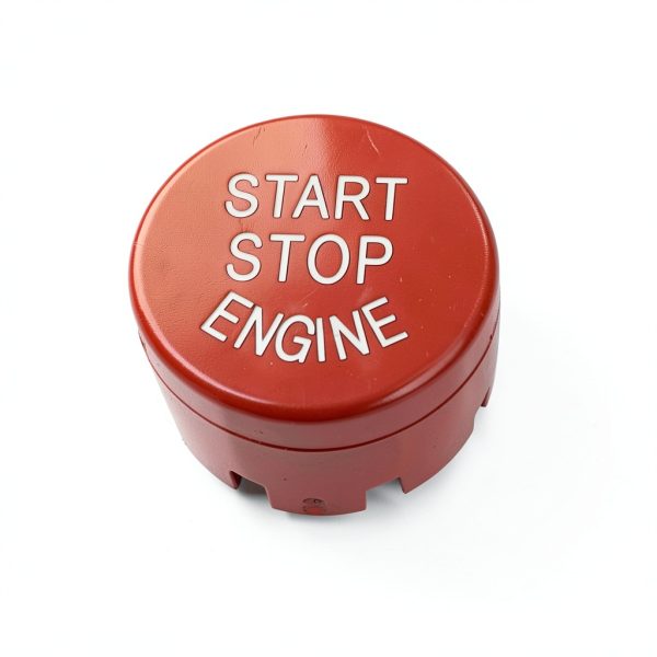BMW Start Stop Button Angelguoguo Switch Matte Red ABS Durable-4