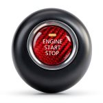 ANFOKAS Carbon Fiber Engine Button Cover for Mazda CX-5 MX-5 Black Red-0