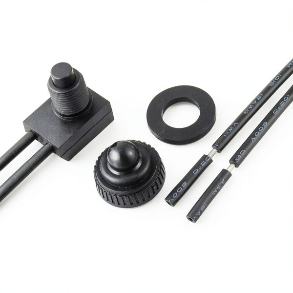 EPLZON Waterproof Push Button Switch 2PCS Black IP67 Automotive-1