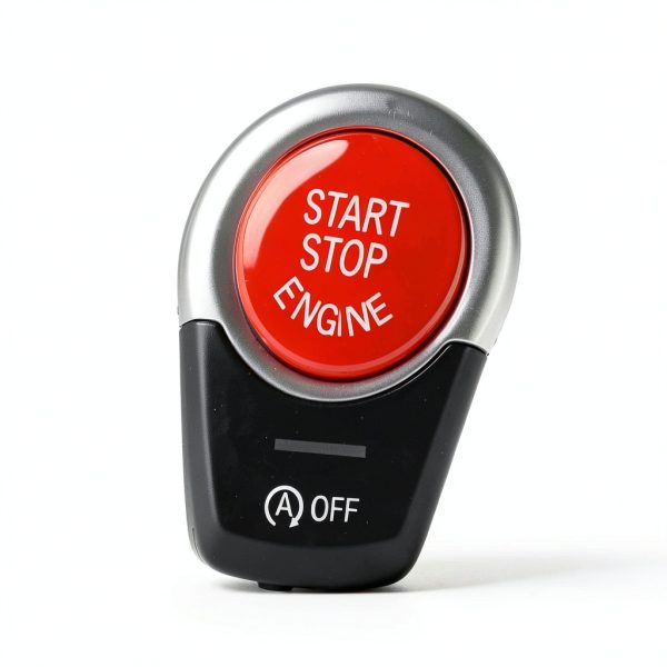 BMW Start Stop Button Angelguoguo Switch Matte Red ABS Durable-5
